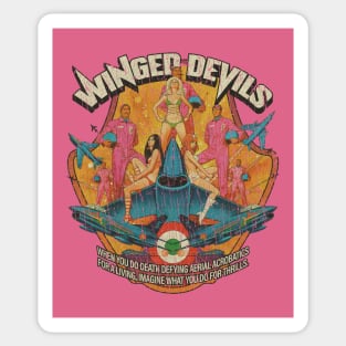 Winged Devils 1972 Sticker